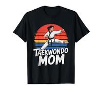 Funny Taekwondo Mom Evolution Sport Graphic Humor TKD T-Shirt