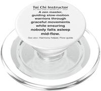 Funny Tai Chi Instructor PopSockets PopGrip for MagSafe