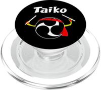 FUNNY TAIKO NINJA BLACK MITSUDOMOE PRACTICE PopSockets PopGrip for MagSafe