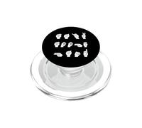 Funny Talk To The Hand ASL Teacher Sign Language Interpreter PopSockets PopGrip for MagSafe