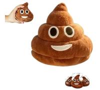 Funny Talking Poop Plush Toy - Makes Fart Sounds, Farting Dog Toy, Poop Squishy Plays 6+ Diff Sounds, Emoticon Poop's Stress Toys, Hilarious Prank for Friend Family