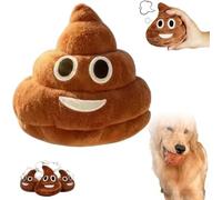 Funny Talking Poop Plush Toy - Makes Fart Sounds, Farting Dog Toy, Poop Squishy Plays 6+ Diff Sounds, Emoticon Poop's Stress Toys, Hilarious Prank Gift for All Ages - Bring Laughter Anywhere (2PCS)