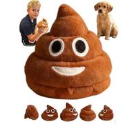Funny Talking Poop Plush Toy - Makes Fart Sounds, Farting Dog Toy, Poop Squishy Plays 6+ Diff Sounds,Emoticon Poop's Stress Toys,Hilarious Prank Gift for All Ages-Bring Laughter Anywhere (Brown-1pc)