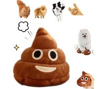 Funny Talking Poop Plush Toy - Makes Fart Sounds, Farting Dog Toy with 6+ Different Fart Sounds, Emoticon Poop's Stress Gift for Pet & All Ages for Stress Relief Jokes Party Entertainment (1P)