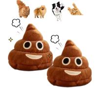 Funny Talking Poop Plush Toy - Makes Fart Sounds, Farting Dog Toy with 6+ Different Fart Sounds, Emoticon Poop's Stress Gift for Pet & All Ages for Stress Relief Jokes Party Entertainment (2Pcs)