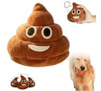 Funny Talking Poop Plush Toy - Makes Fart Sounds, Farting Dog Toy with 6+ Different Fart Sounds, Soft & Durable, Farting Poop Squishy Stress Toys, Christmas Gag Gift for Kids, Pets, and Pranks (1pcs)