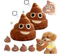 Funny Talking Poop Plush Toy - Makes Fart Sounds, Talking Poop Plush Toy For Dogs, Pooter Fart Toys, Makes Farts Sounds, For Teen & Pet - Helps To Quickly Relieve Stress, Bring Laughter (2PCS)