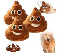 Funny Talking Poop Plush Toy - Sound Effects Poop Toy with 6+ Fart Noises, Soft Durable Farting Squishy Toy, Hilarious Gag Gift for Kids, Pets & Prank Fun(3pcs)