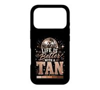 Funny Tanning Life Is Better With A Tan Self Spray Beauty Case for iPhone 17 Pro