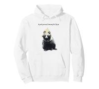 Funny Tanuki Sauna Hat Kawaii Japanese Raccoon Dog Pullover Hoodie