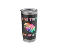 Funny Tardigrade Live Tiny Die Never Science Nerd STEM Humor Stainless Steel Insulated Tumbler