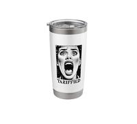 Funny Tariffs Politics Tariffied Tarriffied Joke Stainless Steel Insulated Tumbler
