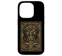 Funny Tarot Card The Overthinker Skeleton Mental Health Case for iPhone 14 Pro