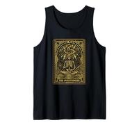 Funny Tarot Card The Overthinker Skeleton Mental Health Tank Top