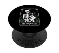 Funny Tarot Dog Parent Border Collie PopSockets Adhesive PopGrip