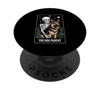 Funny Tarot Dog Parent German Shepherd PopSockets Adhesive PopGrip
