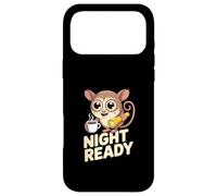 Funny Tarsier Late Night Ready Cartoon Case for iPhone 17 Pro Max