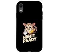 Funny Tarsier Late Night Ready Cartoon Case for iPhone XR