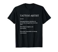 Funny Tattoo Artist Definition Sarcastic Dictionary T-Shirt