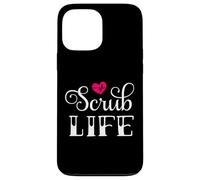 Funny Tattoo Style Scrub Life For Nurses Frontline Workers Case for iPhone 13 Pro Max