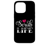 Funny Tattoo Style Scrub Life For Nurses Frontline Workers Case for iPhone 14 Pro Max
