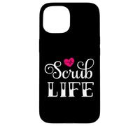 Funny Tattoo Style Scrub Life For Nurses Frontline Workers Case for iPhone 15