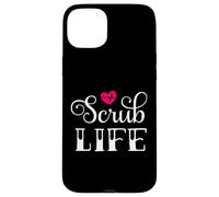 Funny Tattoo Style Scrub Life For Nurses Frontline Workers Case for iPhone 15 Plus