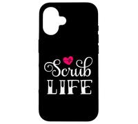 Funny Tattoo Style Scrub Life For Nurses Frontline Workers Case for iPhone 16