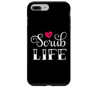 Funny Tattoo Style Scrub Life For Nurses Frontline Workers Case for iPhone 7 Plus/8 Plus