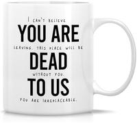 Funny Tea Cup Funny Farewell Mug Ceramic Drinking Cup Hilarious Goodbye Gift for Coworker Ideal Leaving Present for Colleague Or Office Humor with A Touch of Retirement Celebration Gift