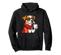 Funny Tea Dog Costume with Cup for Dogs Lovers Pullover Hoodie