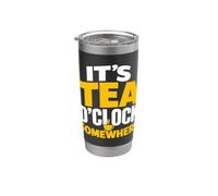 Funny Tea Drinker Tea Time Stainless Steel Insulated Tumbler