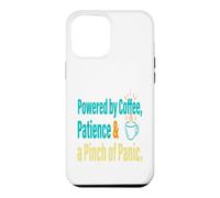 Funny Teacher Coffee Chaos Powered By Patience Humor Case for iPhone 12 Pro Max