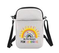 Funny Teacher Gift We Are Hungry For Learning Crossbody Bag Back To School Gift (We Are Hungry b UK)