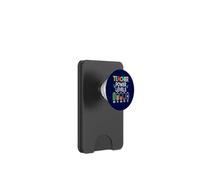 Funny Teacher Power Levels Throughout the week PopSockets PopWallet for MagSafe
