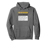 Funny Teacher Retirement Stars Recommendation Pullover Hoodie