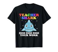Funny Teacher Shark Shirt Teachers Appreciation Shark Doo T-Shirt