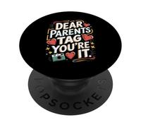 Funny Teacher Tag You're It PopSockets Adhesive PopGrip