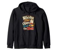 Funny Teacher Wishlist Line Open Until the Bell Zip Hoodie
