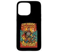 Funny Teacher's s 2nd Year s Cry Havoc Shakespeares Wordplay Case for iPhone 15 Pro Max