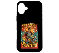 Funny Teacher's s 2nd Year s Cry Havoc Shakespeares Wordplay Case for iPhone 16 Plus