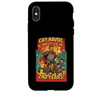 Funny Teacher's s 2nd Year s Cry Havoc Shakespeares Wordplay Case for iPhone X/XS
