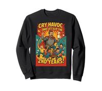 Funny Teacher's s 2nd Year s Cry Havoc Shakespeares Wordplay Sweatshirt