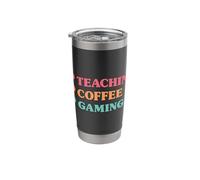 Funny Teaching Coffee Gaming for Teachers Stainless Steel Insulated Tumbler