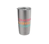 Funny Teaching Coffee Tutoring for Teachers Stainless Steel Insulated Tumbler