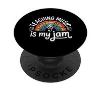 Funny Teaching Music Is My Jam Saying Teacher PopSockets Adhesive PopGrip