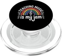 Funny Teaching Music Is My Jam Saying Teacher PopSockets PopGrip for MagSafe