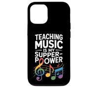 Funny Teaching Music Is My Super Power Saying Case for iPhone 12/12 Pro