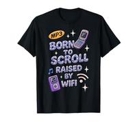 Funny Tech Nostalgia for Millennials Gen Z Social Media Fans T-Shirt