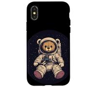 Funny Teddy Astronaut Ready for Liftoff Case for iPhone X/XS